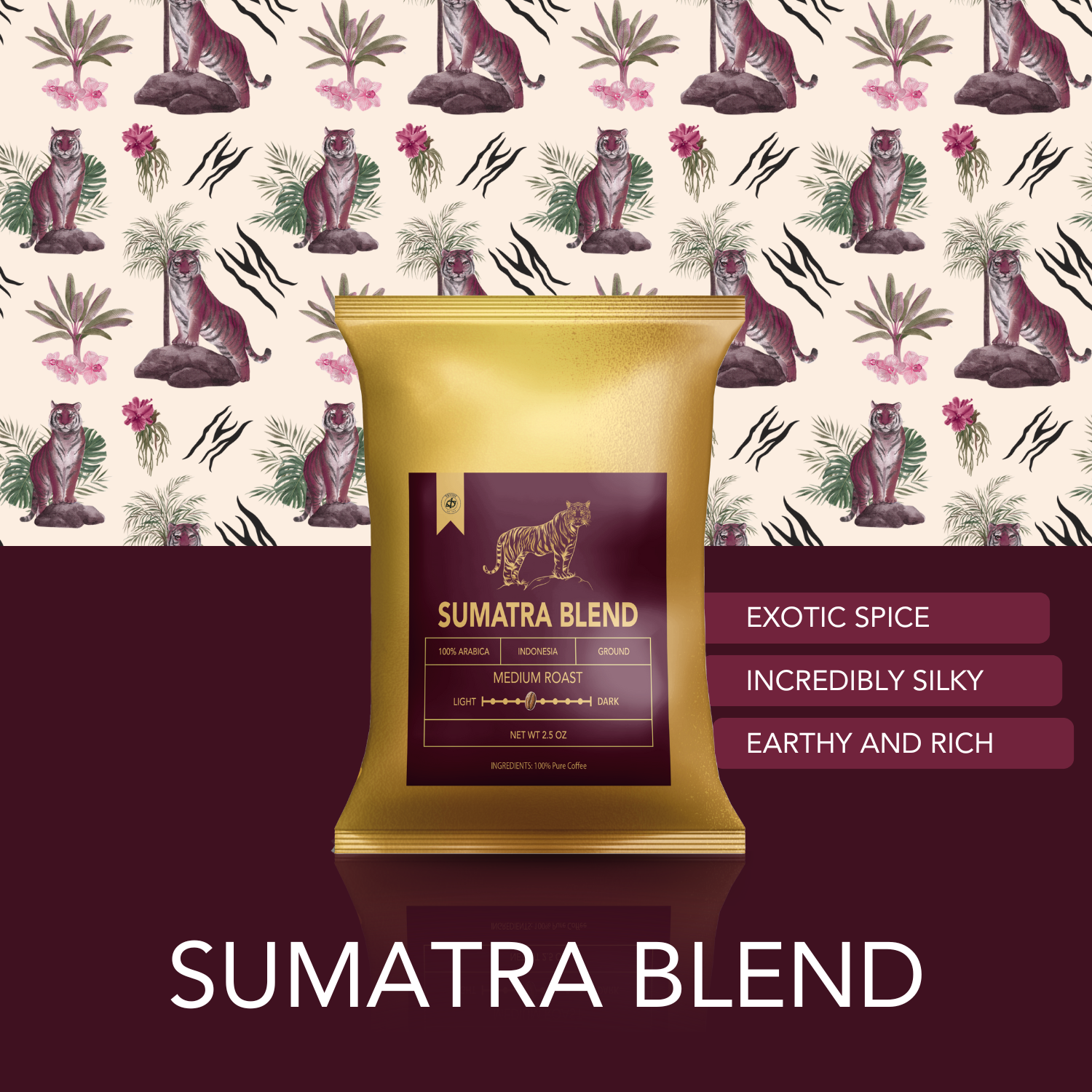 TRIONI Coffee Packets - Includes Irish Cream, Jamaican Me Crazy, Colombian, and Sumatra Flavors - TRIONI Treats