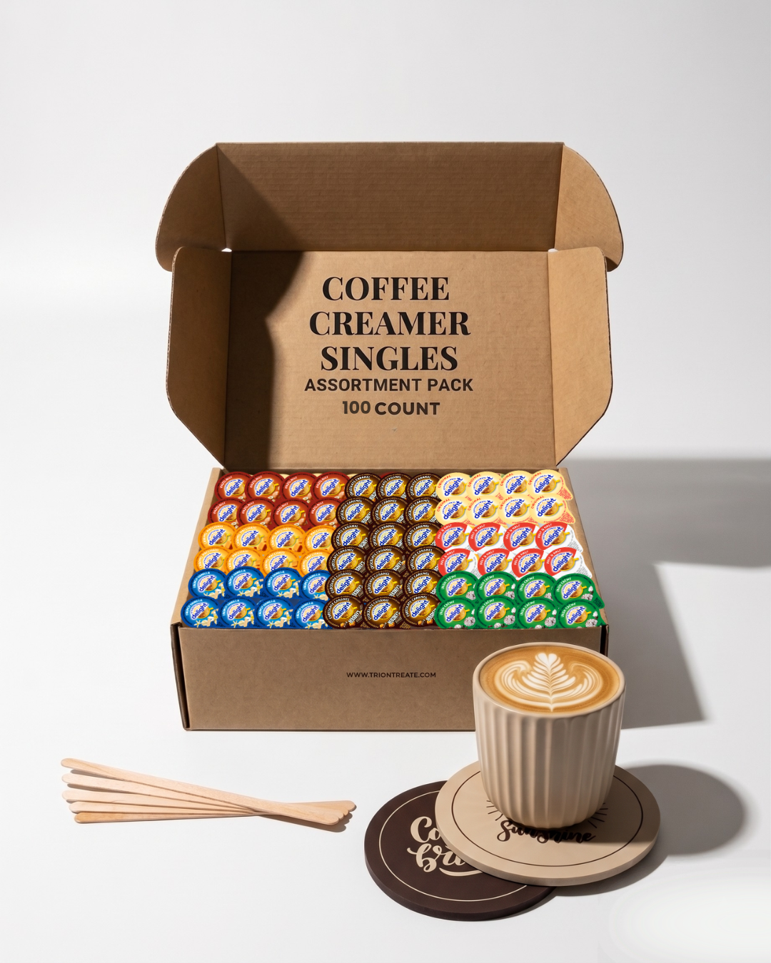 International Delight Coffee Creamer Singles 7-Flavor Variety Pack