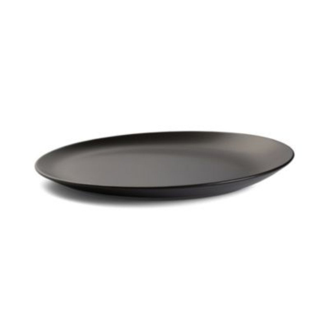 Nambe Orbit 13" Dinner Plate - Black - TRIONI Treats