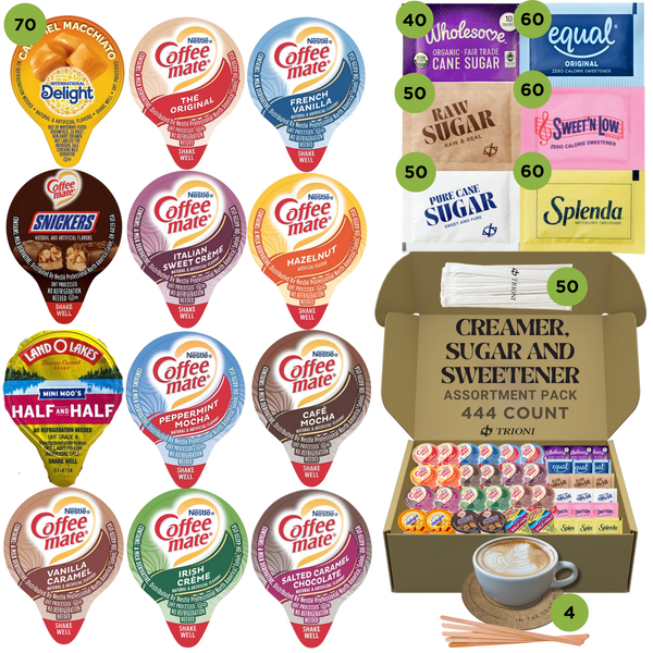 Coffee Mate Coffee Creamer Singles Variety Pack - 12 Flavored Creamer Pods