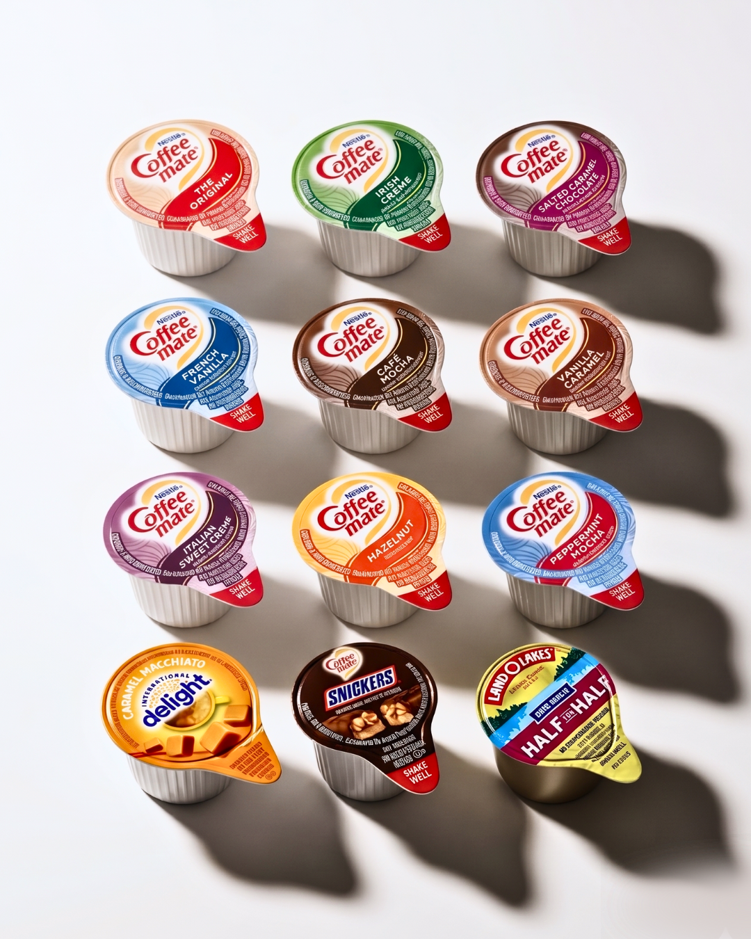 Coffee Mate Coffee Creamer Singles – 12 Flavor Variety Pack - TRIONI Treats