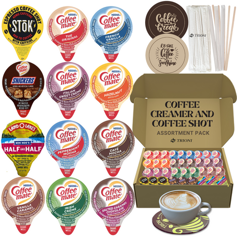 Custom Mix & Match Coffee Mate Creamer Singles & Stok Espresso Shots (6ct each)