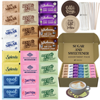 Custom Sugar and Sweetener Assortment Packets - Mix & Match (40 - 60ct each) - TRIONI Treats