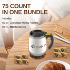 Honey Packets Single Serve Coffee Sweetener - 75 ct & 125 ct - TRIONI Treats