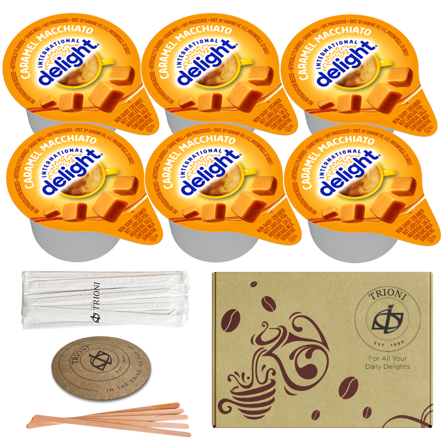 Mix It Up - Design Your Own International Delight Coffee Creamer Singles Variety (6 count each) - TRIONI Treats