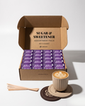 Custom Sugar and Sweetener Assortment Packets - Mix & Match (40 - 60ct each) - TRIONI Treats