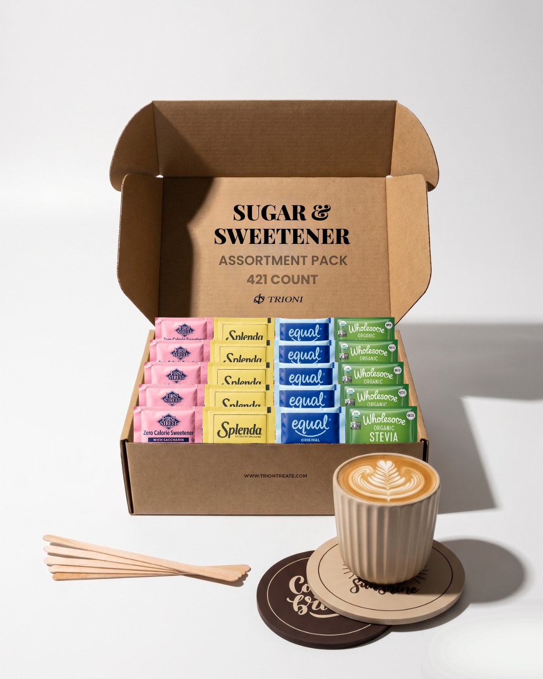 Sugar Substitutes, Sweetener Packets Assortment