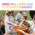 Lifesavers Orange Fruit Flavor Individually Wrapped Hard Candy - 2 pound bag of Life Savers Orange Hard Candy. - TRIONI Treats