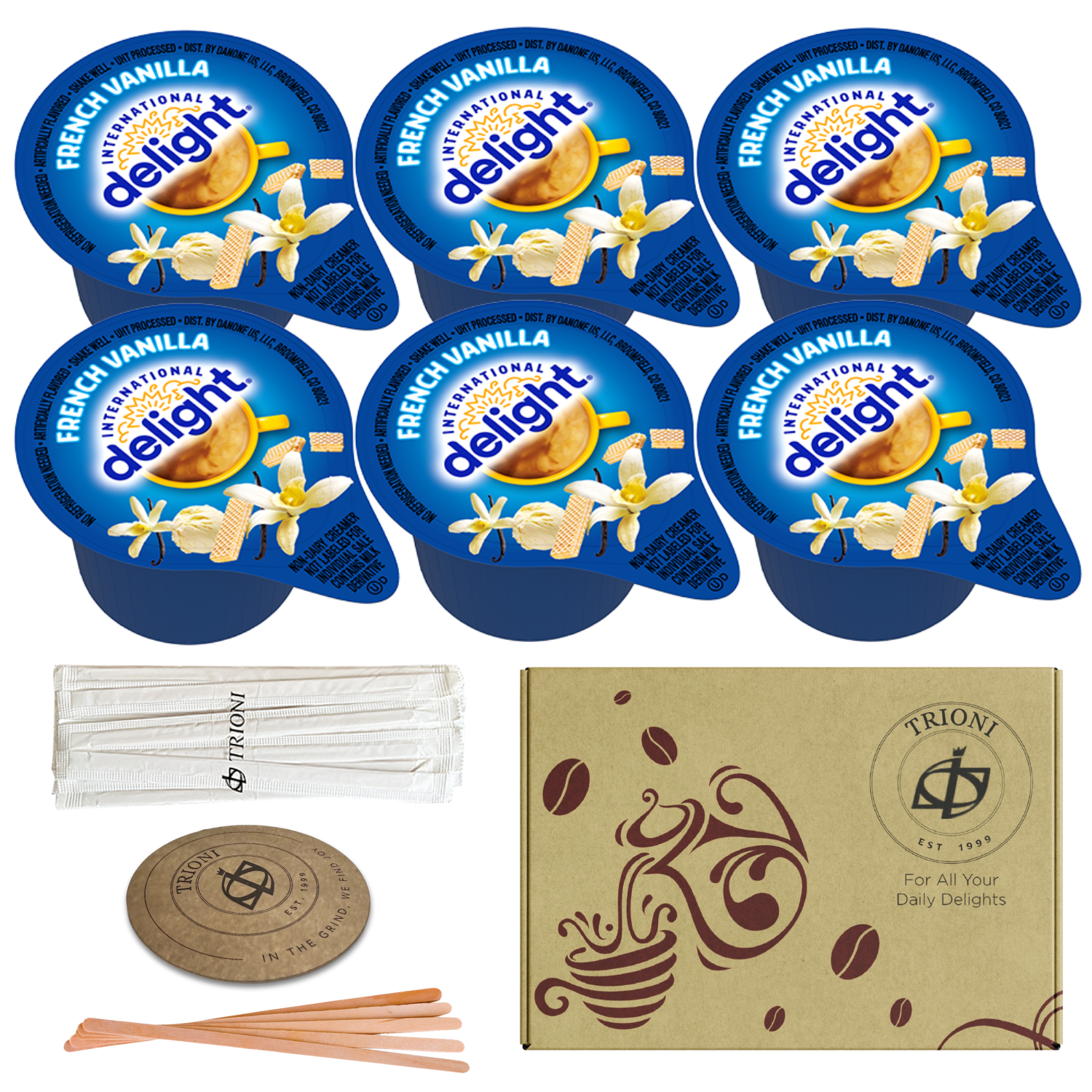 Mix It Up - Design Your Own International Delight Coffee Creamer Singles Variety (6 count each) - TRIONI Treats