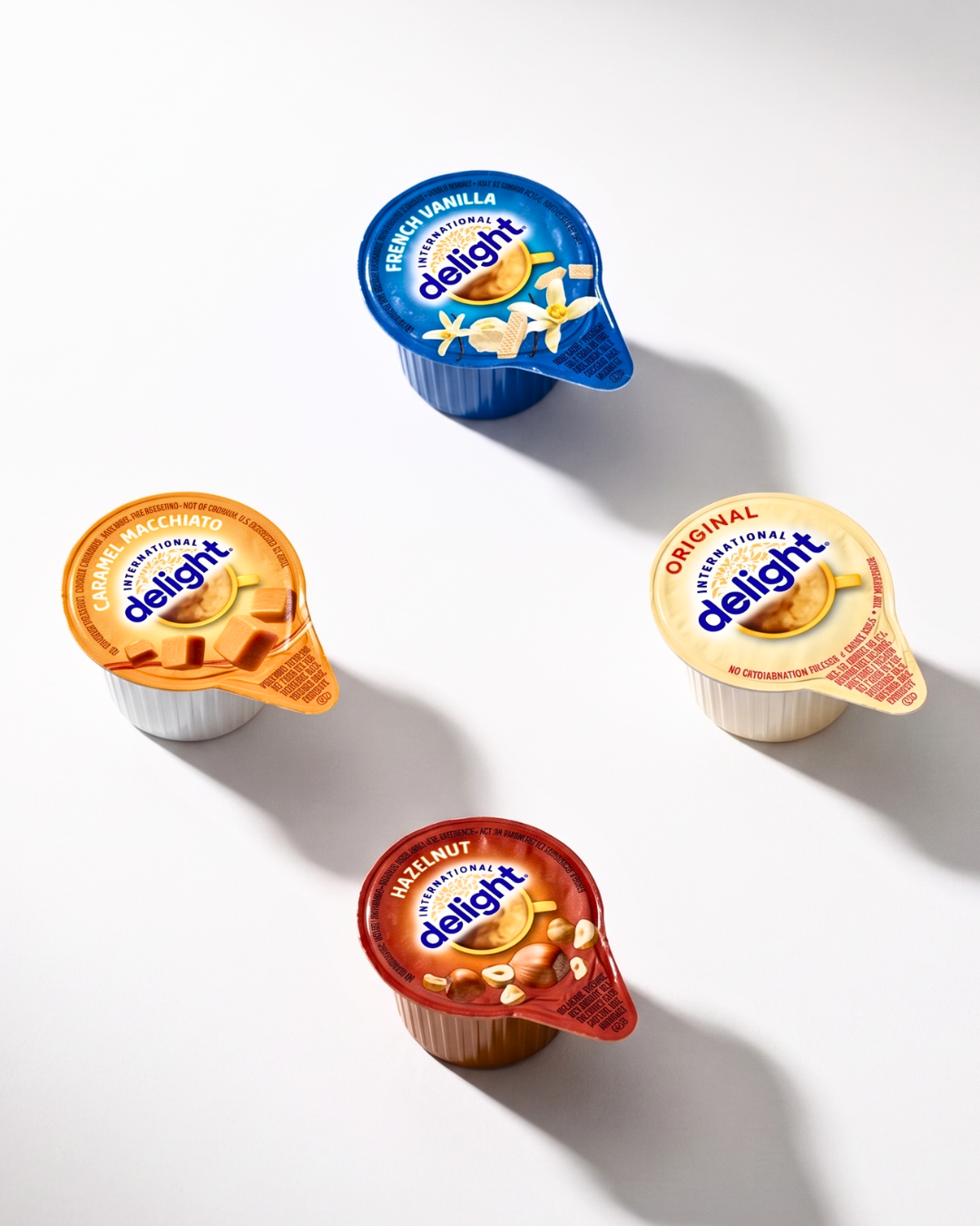 International Delight Coffee Creamer Singles Variety Pack with Caramel Macchiato & More - TRIONI Treats
