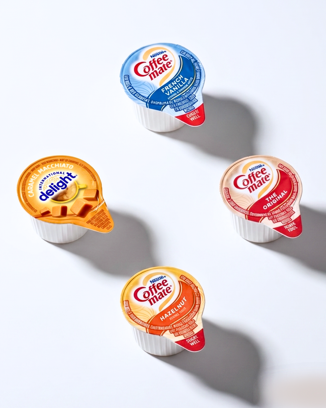 Coffee Mate Creamer Singles Variety Pack with Caramel Macchiato & More - TRIONI Treats