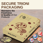 Coffee Mate Coffee Creamer Singles Variety Pack - Peppermint Mocha and 3 More Flavors - TRIONI Treats
