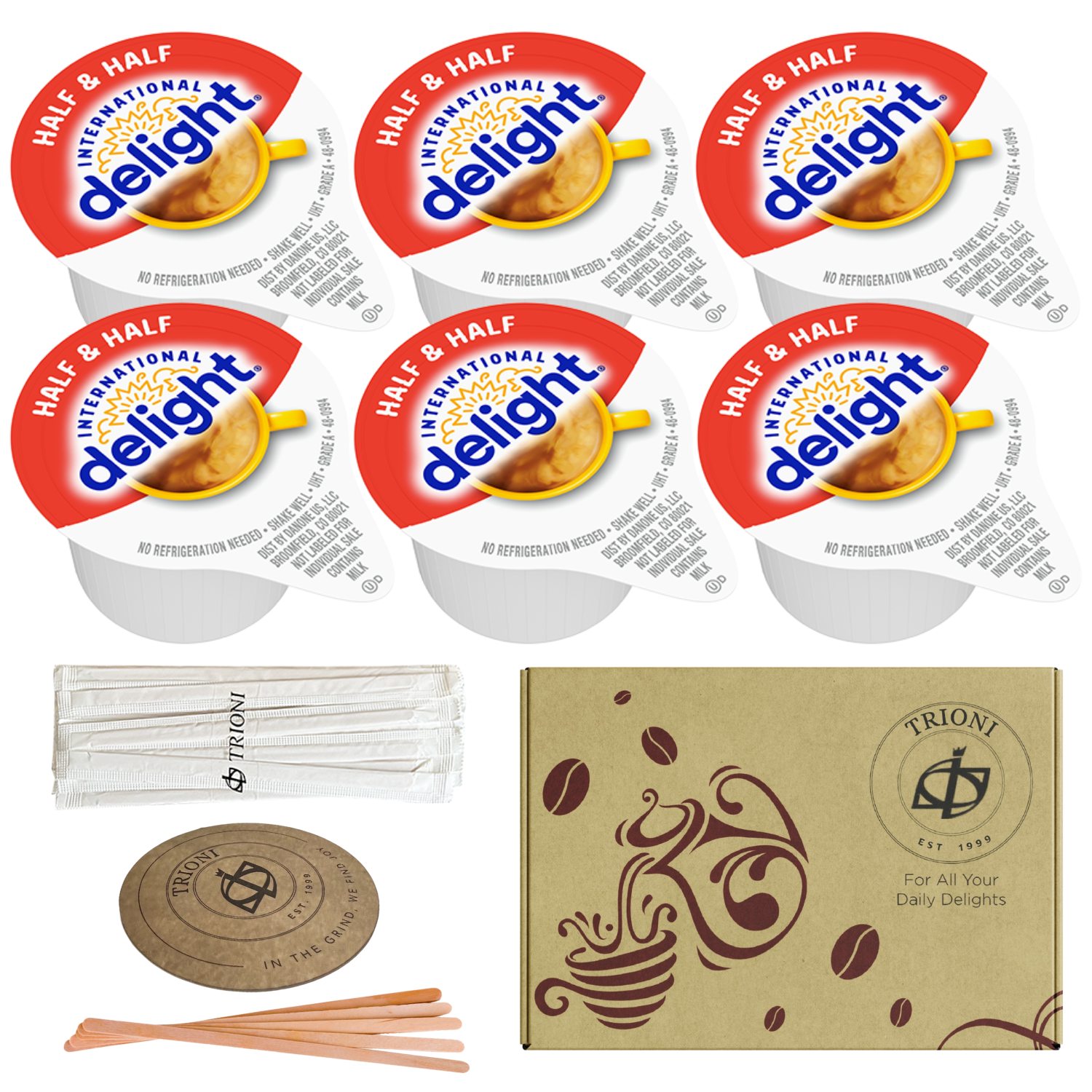 Mix It Up - Design Your Own International Delight Coffee Creamer Singles Variety (6 count each) - TRIONI Treats