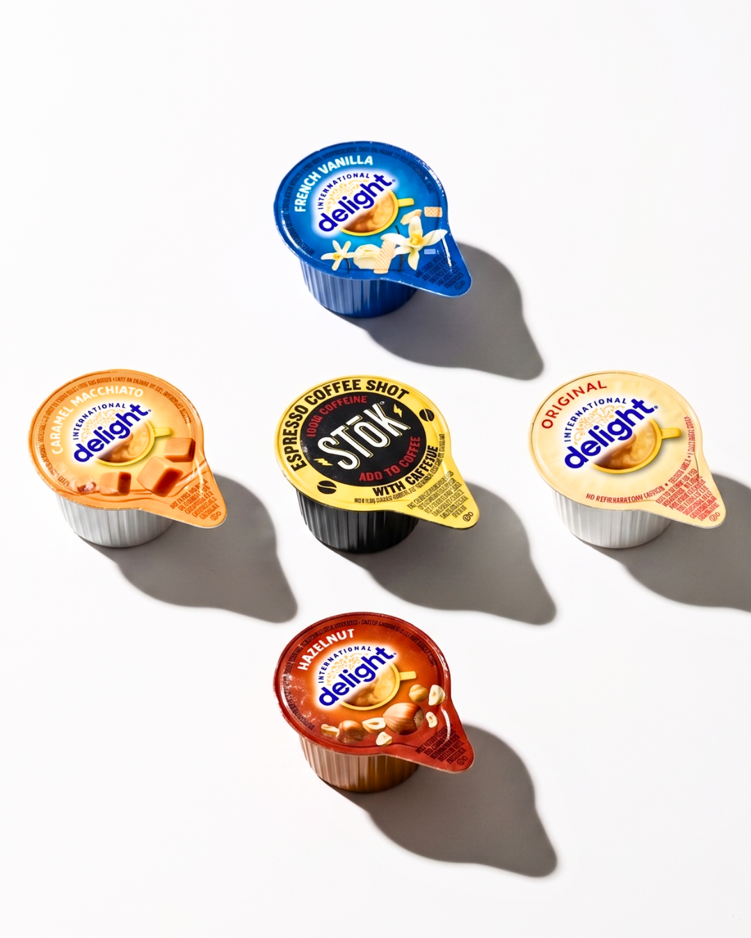 Coffee Creamer Singles with Espresso Coffee Pods Variety Pack - TRIONI Treats