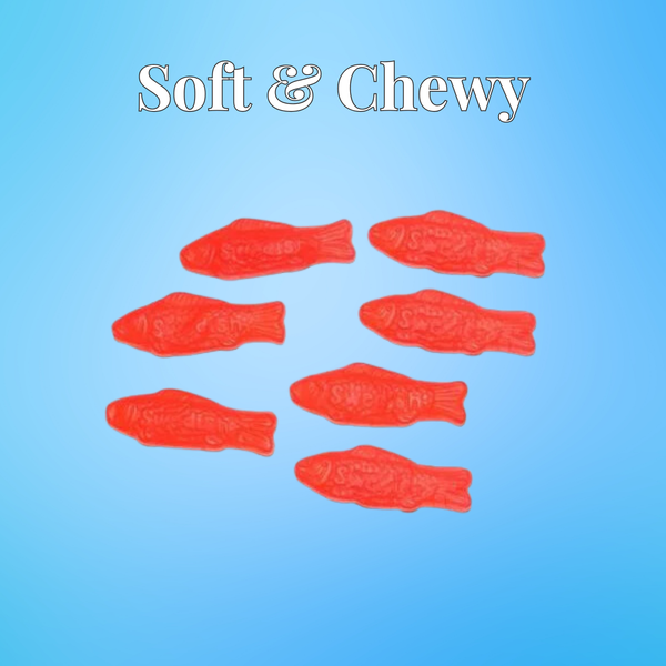 Swedish Fish Individually Wrapped Candy - 2 LB of Individual Packs Fun Size Candies