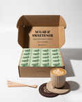 Custom Sugar and Sweetener Assortment Packets - Mix & Match (40 - 60ct each) - TRIONI Treats