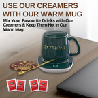 Original Coffee Creamer Singles Powder Packets 86 & 171 ct with TRIONI Coasters & Stirrers - TRIONI Treats