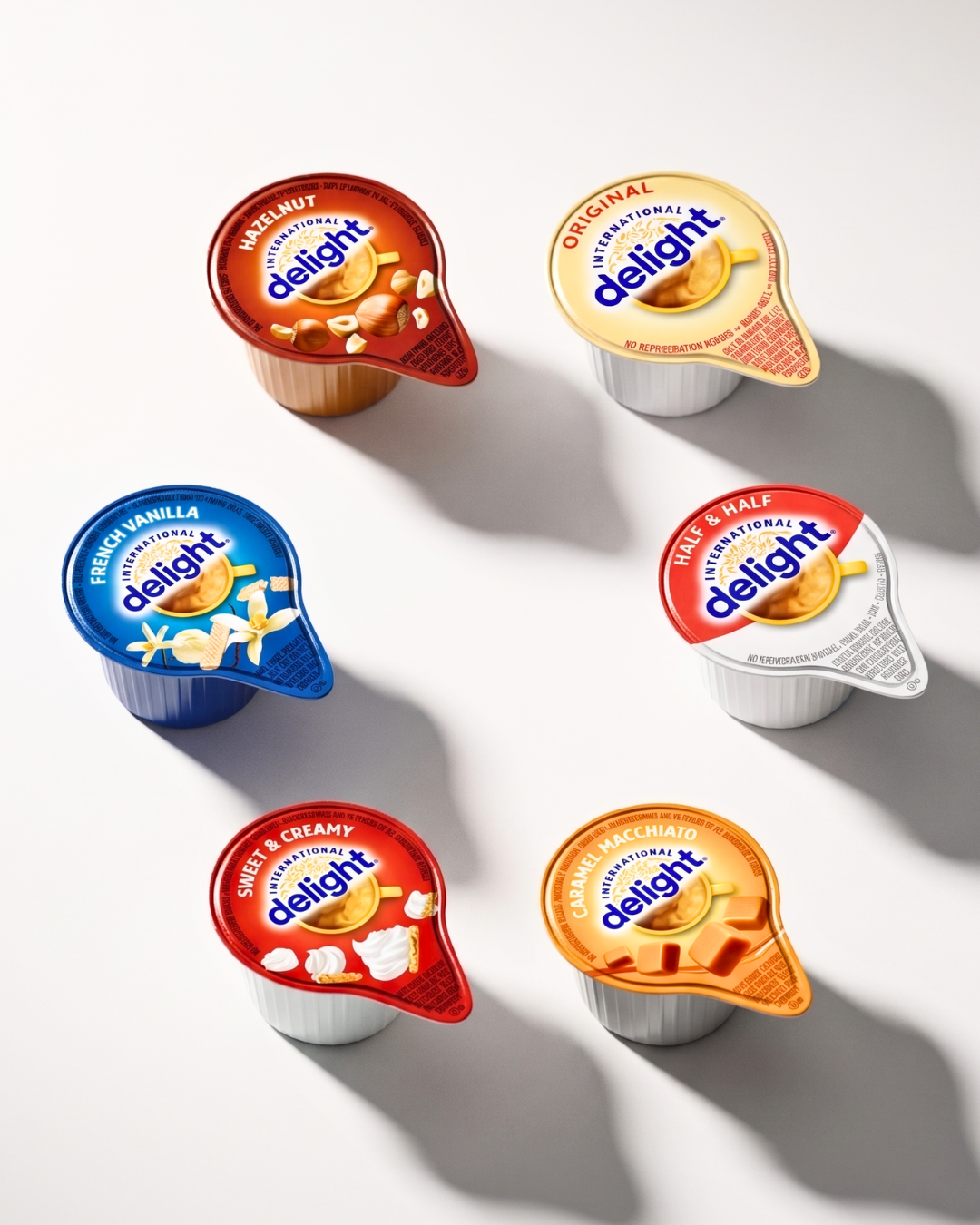 International Delight Coffee Creamer Singles – 6 Flavor Variety Pack - TRIONI Treats