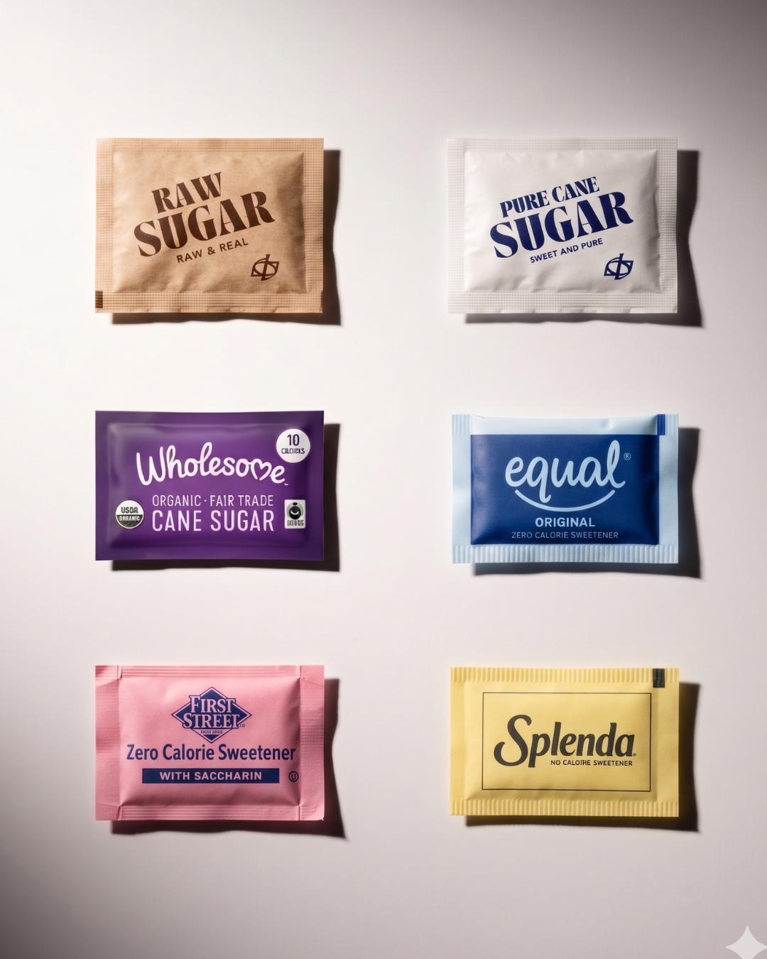 Sugar and Sweetener Packet Assortment – 291 or 422 Count Variety Packs - TRIONI Treats