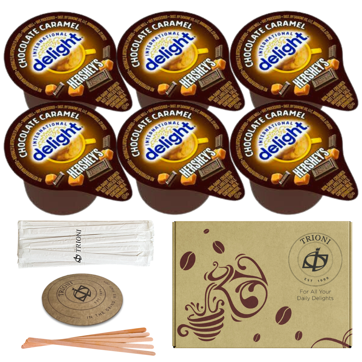 Mix It Up - Design Your Own International Delight Coffee Creamer Singles Variety (6 count each) - TRIONI Treats