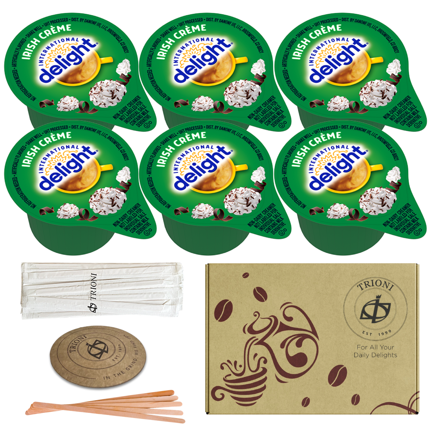 Mix It Up - Design Your Own International Delight Coffee Creamer Singles Variety (6 count each) - TRIONI Treats