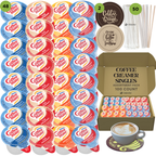 Coffee Mate Coffee Creamer Singles Variety Pack - Peppermint Mocha and 3 More Flavors - TRIONI Treats
