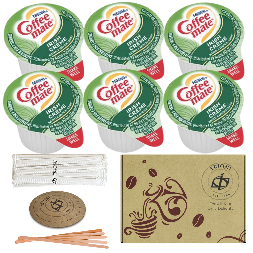 Custom Mix & Match Coffee Mate Creamer Singles & Stok Espresso Shots (6ct each) - TRIONI Treats