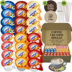 International Delight Coffee Creamer Singles Variety Pack - Sweet Cream and 5 More Flavors - TRIONI Treats