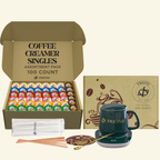International Delight Coffee Creamer Singles Variety Pack - Hershey, Sweet Cream, and 5 More Flavors - TRIONI Treats