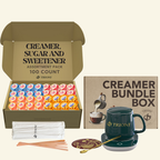 Coffee Mate Coffee Creamer Singles Variety Pack - Caramel Macchiato and 3 More Flavors - TRIONI Treats
