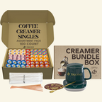 International Delight Coffee Creamer Singles Variety Pack - Sweet Cream, Italian Sweet Creme, and 5 More Flavors - TRIONI Treats