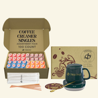 Coffee Mate Coffee Creamer Singles Variety Pack - Vanilla Caramel and 3 More Flavors - TRIONI Treats