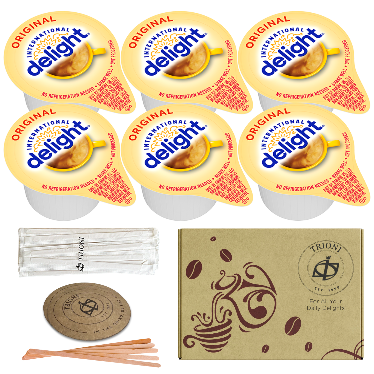 Mix It Up - Design Your Own International Delight Coffee Creamer Singles Variety (6 count each) - TRIONI Treats