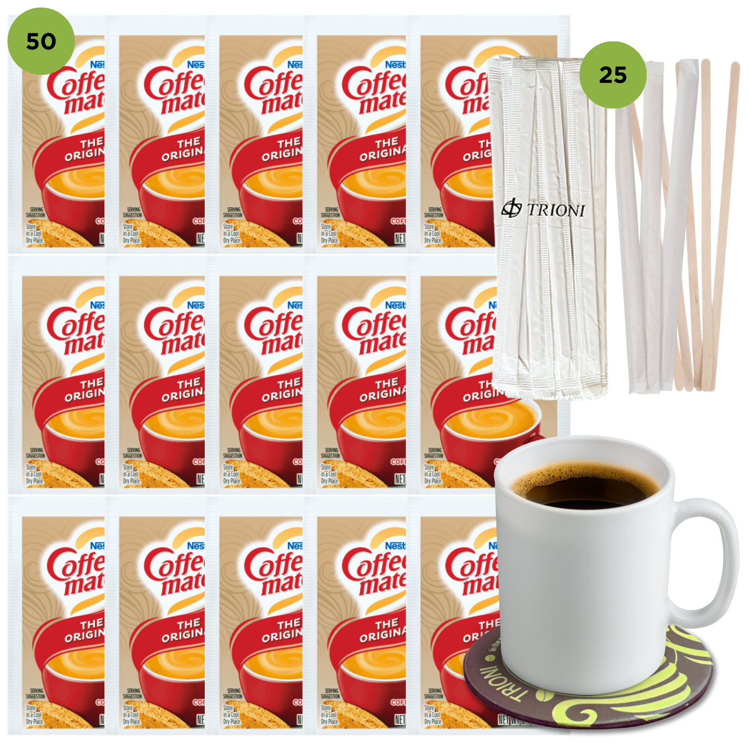 Coffee Mate Original Coffee Creamer Powder Packets - TRIONI Treats