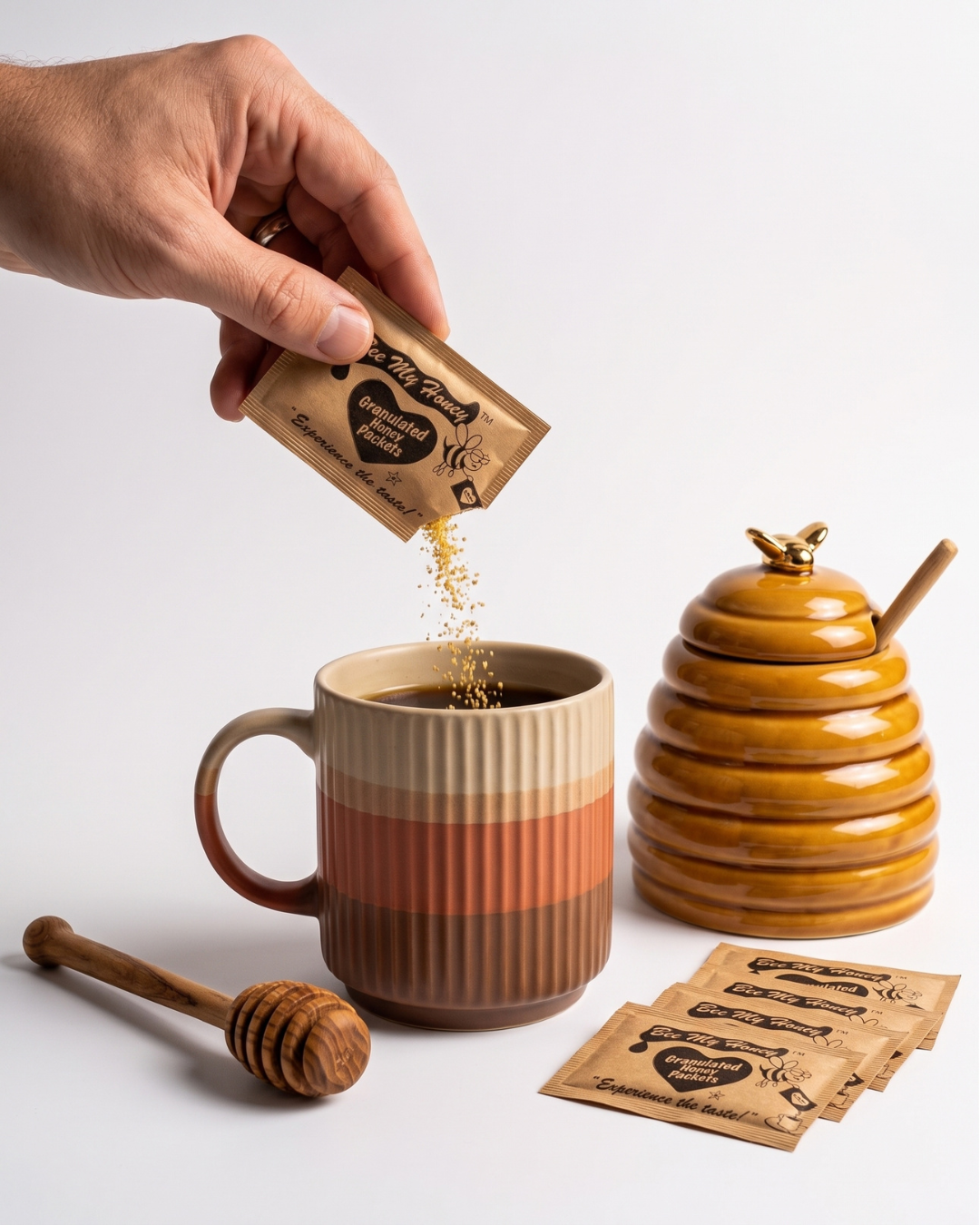 Honey Packets Single Serve Coffee Sweetener - 75 ct & 125 ct