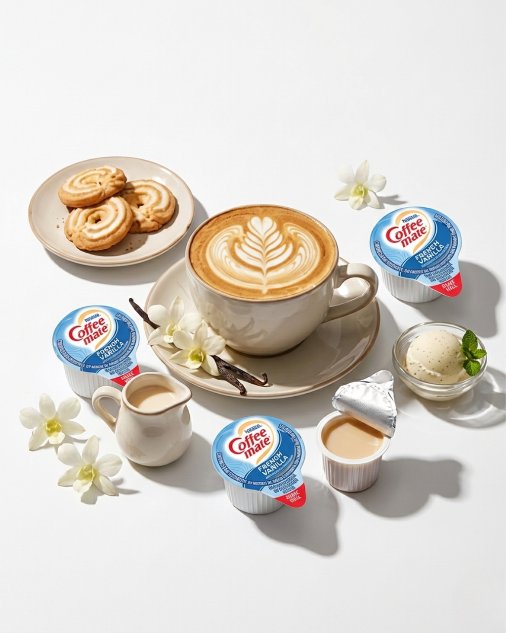 Custom Mix & Match Coffee Mate Creamer Singles & Stok Espresso Shots (6ct each) - TRIONI Treats