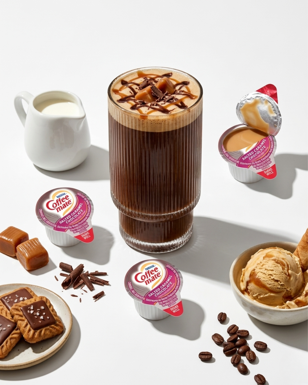 Custom Mix & Match Coffee Mate Creamer Singles & Stok Espresso Shots (6ct each) - TRIONI Treats