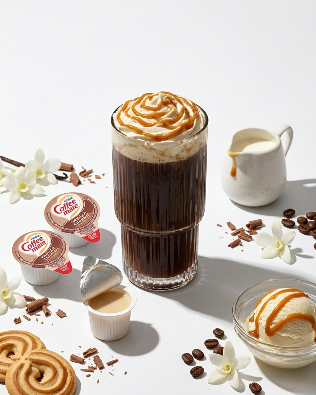 Custom Mix & Match Coffee Mate Creamer Singles & Stok Espresso Shots (6ct each) - TRIONI Treats