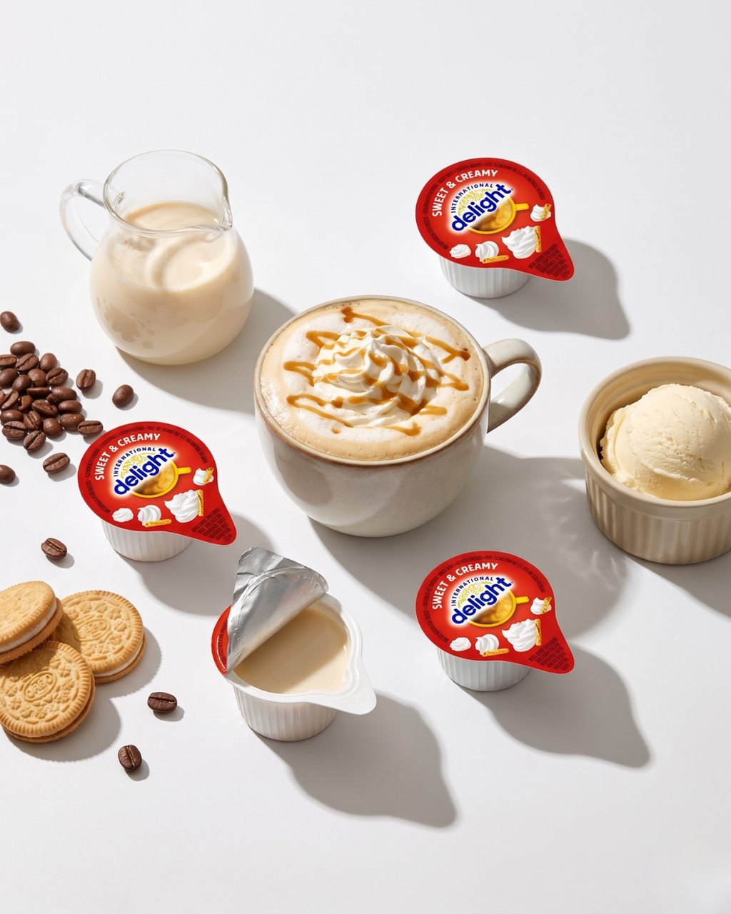Mix It Up - Design Your Own International Delight Coffee Creamer Singles Variety (6 count each) - TRIONI Treats