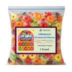 Life Savers Hard Candy Individually Wrapped - 2 LB of Lifesavers 10 Fruit Flavor