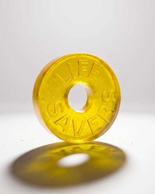 2 Pound Lifesavers Pineapple Individually Wrapped Hard Candy - TRIONI Treats