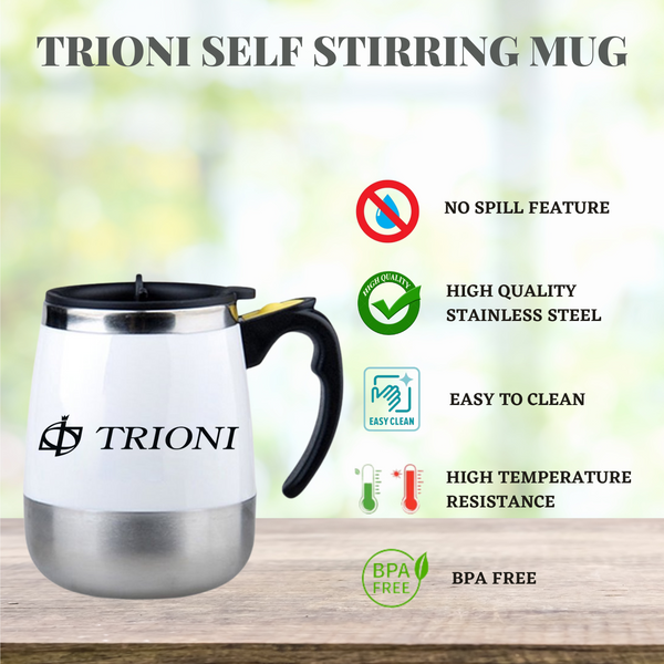 TRIONI Coffee Self Stirring Mug - TRIONI Treats