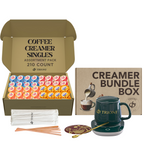 Coffee Mate Coffee Creamer Singles Variety Pack - Caramel Macchiato and 3 More Flavors - TRIONI Treats