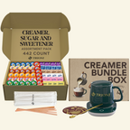 International Delight Coffee Creamer Singles Variety Pack - Sweet Cream, Irish Creme, and 5 More Flavors - TRIONI Treats