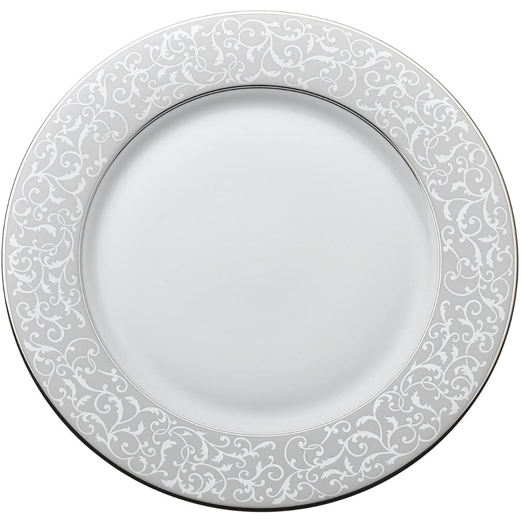Mikasa Parchment Dinner Plate, 10.75-Inch, White - Skyline Home Collection