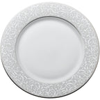 Mikasa Parchment Dinner Plate, 10.75-Inch, White - Skyline Home Collection
