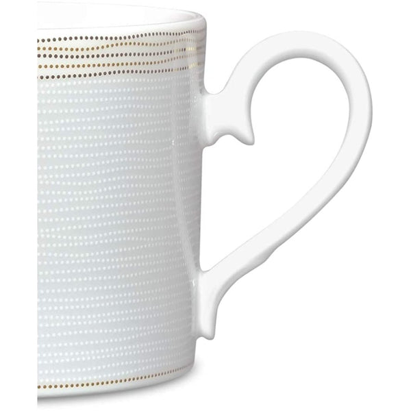 Noritake Linen Road Cup, 8 1/2 oz in White - Skyline Home Collection