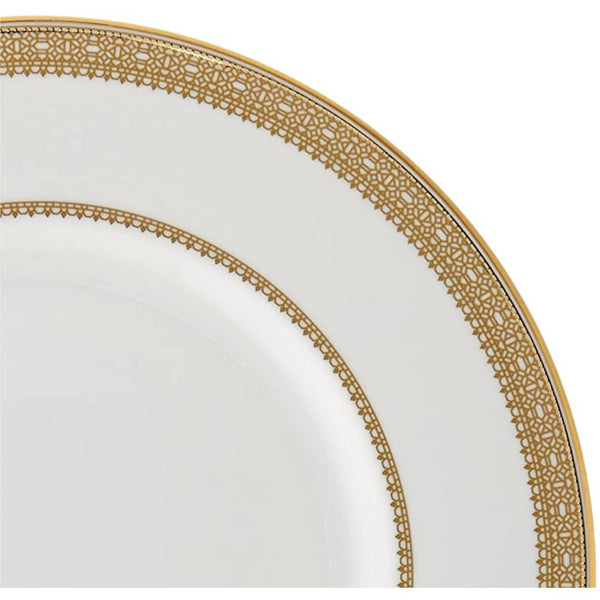 Wedgwood Vera Wang Lace Gold Accent Plate, 9" - Skyline Home Collection