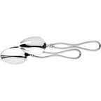 Godinger Salad Server Spoon Set Infinity Design - Skyline Home Collection