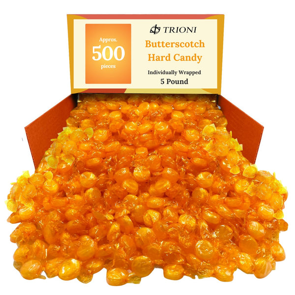 TRIONI Butterscotch Individually Wrapped Hard Candy - TRIONI Treats